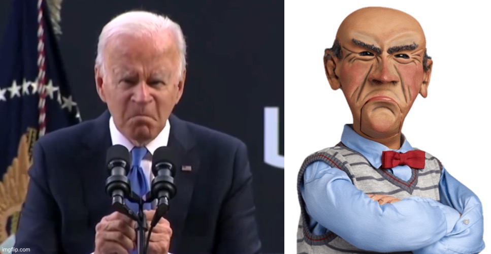 Newest Biden grumpy old man | image tagged in jeff dunham,joe biden,maga,republicans,grumpy old man,donald trump | made w/ Imgflip meme maker