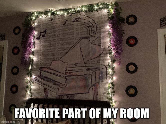 Yes those are really old christmas lights | FAVORITE PART OF MY ROOM | made w/ Imgflip meme maker