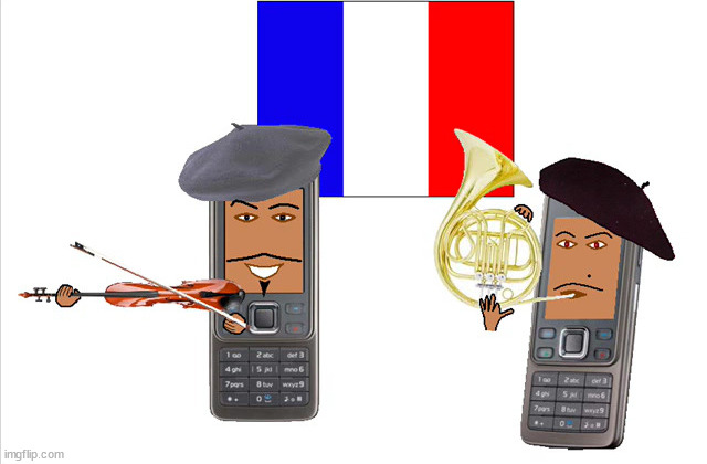 Nokias in Paris | made w/ Imgflip meme maker