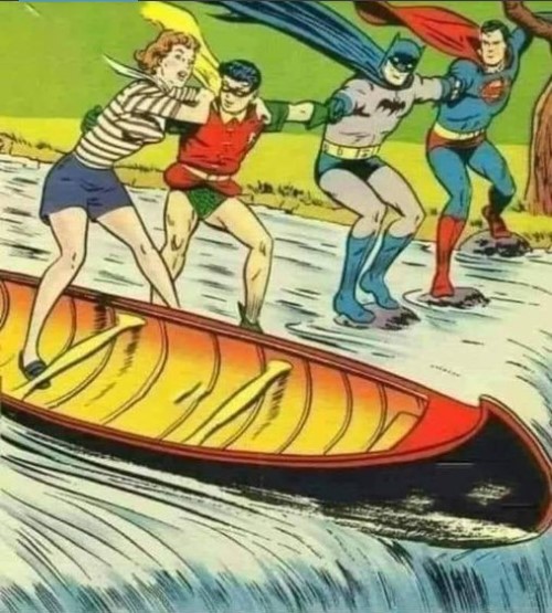 Superman River Blank Meme Template