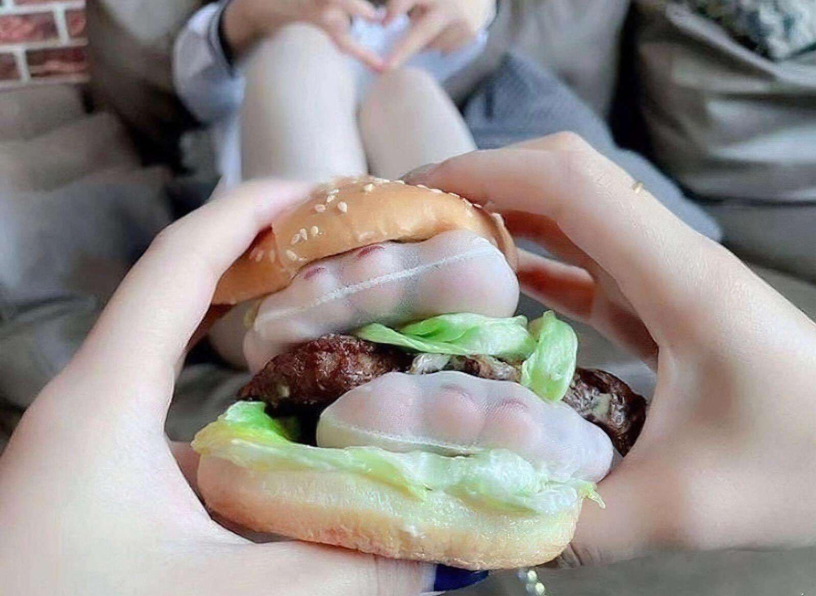 foot burger Blank Meme Template