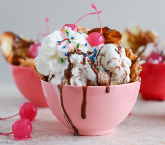 Ice cream sundae | image tagged in ice cream sundae | made w/ Imgflip meme maker