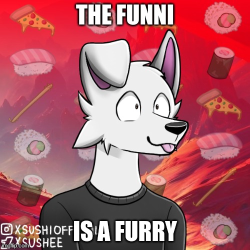 THE FUNNI; IS A FURRY | made w/ Imgflip meme maker