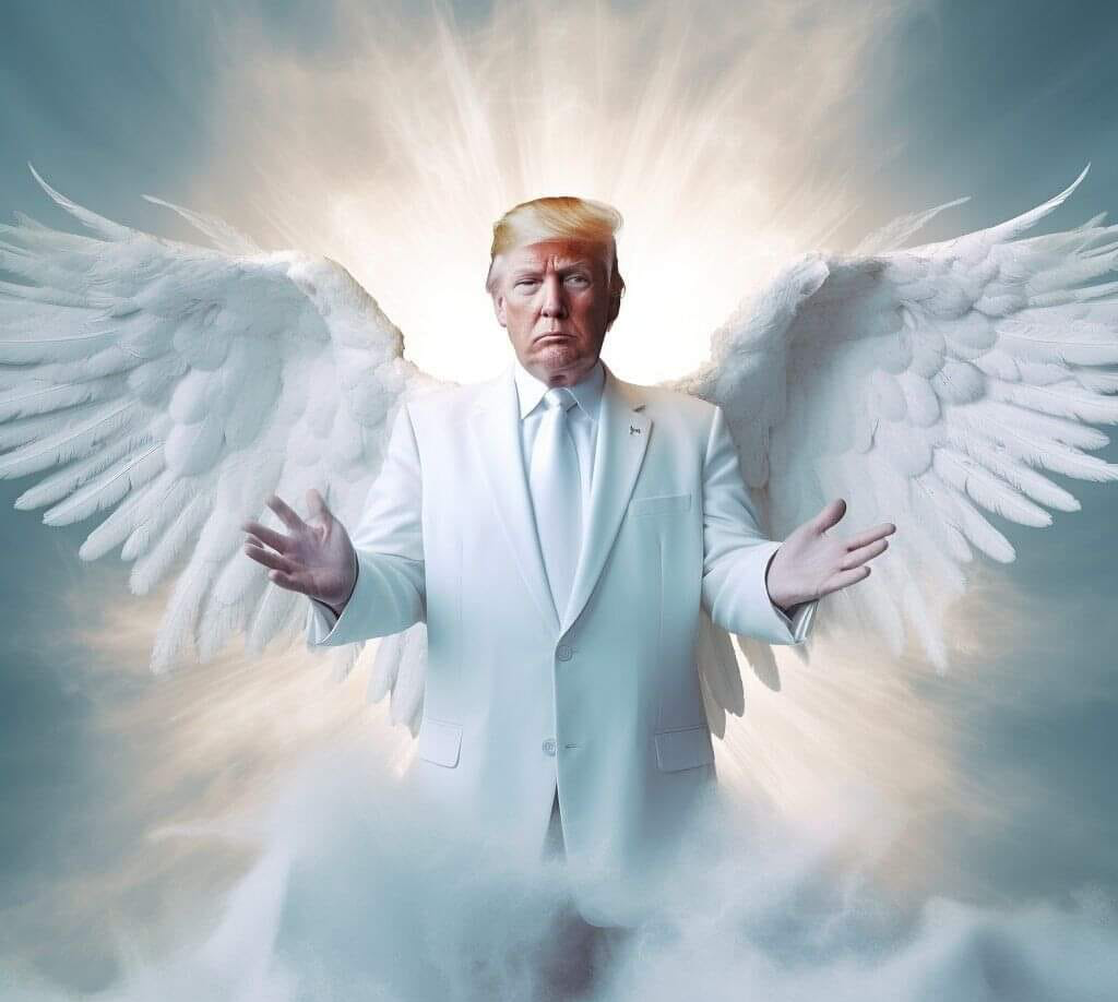 High Quality Trump angel Blank Meme Template