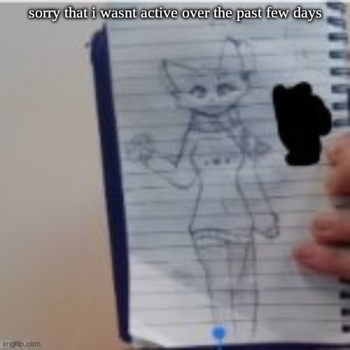 sorry that i wasnt active over the past few days | made w/ Imgflip meme maker
