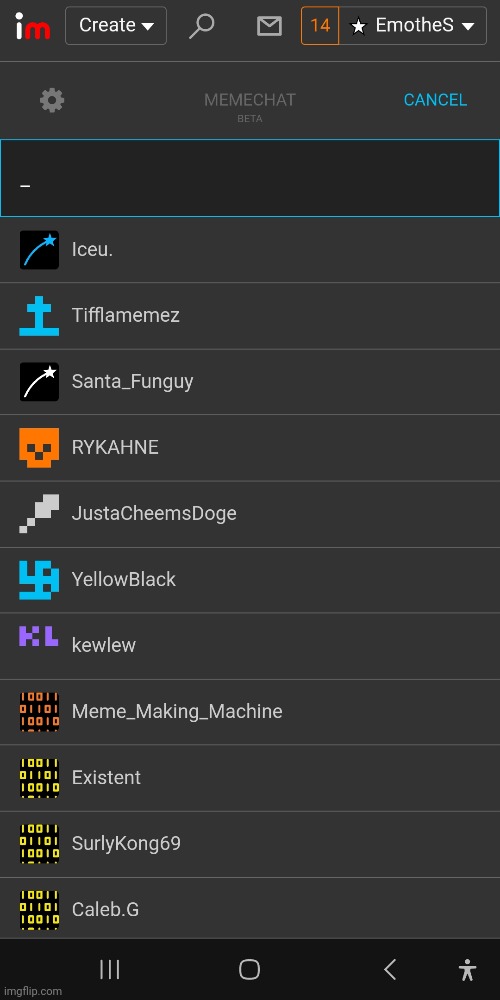 The biggest users who follow me | made w/ Imgflip meme maker