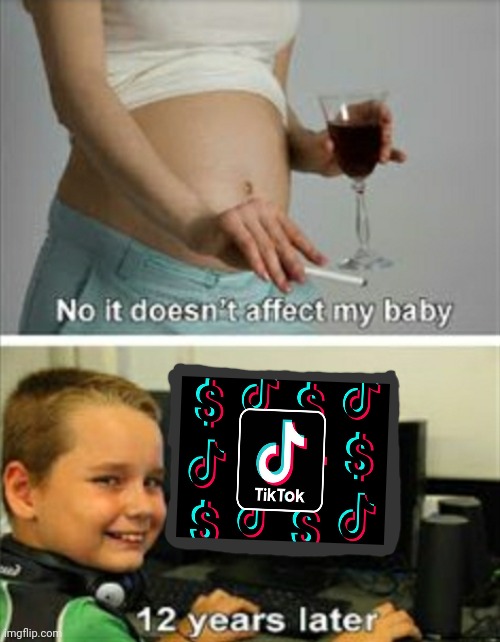 Stop it. Get some help | image tagged in it doesn't affect my baby,tiktok sucks | made w/ Imgflip meme maker