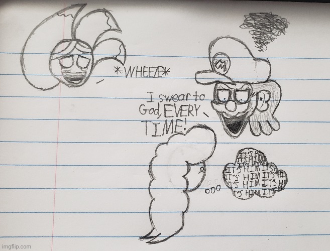 Goofy ahh doodle in class: Biggest fan (Ft. Lian) | image tagged in school,class,drawing | made w/ Imgflip meme maker