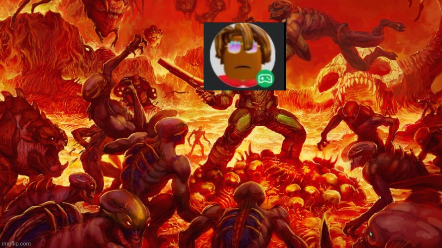 Doomguy | image tagged in doomguy | made w/ Imgflip meme maker