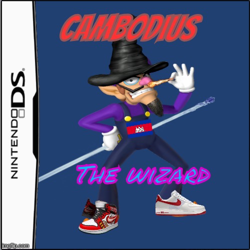 cambodius the wizurd | Cambodius; The wizard | image tagged in wizard,waluigi,clash of clans | made w/ Imgflip meme maker