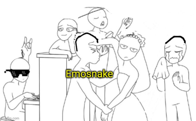 Add yourself | Emosnake | image tagged in draw the squad | made w/ Imgflip meme maker