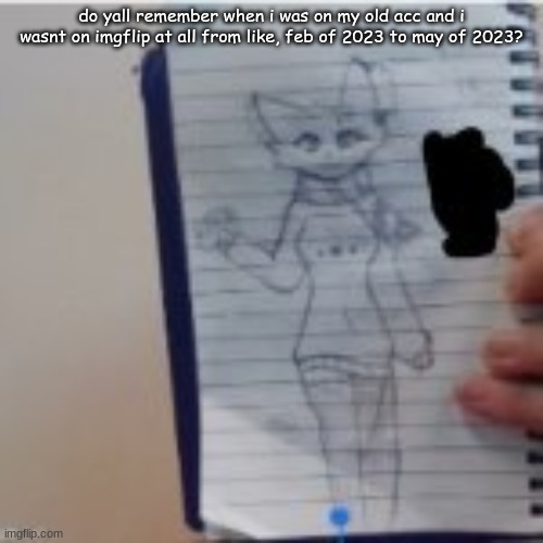 do yall remember when i was on my old acc and i wasnt on imgflip at all from like, feb of 2023 to may of 2023? | made w/ Imgflip meme maker