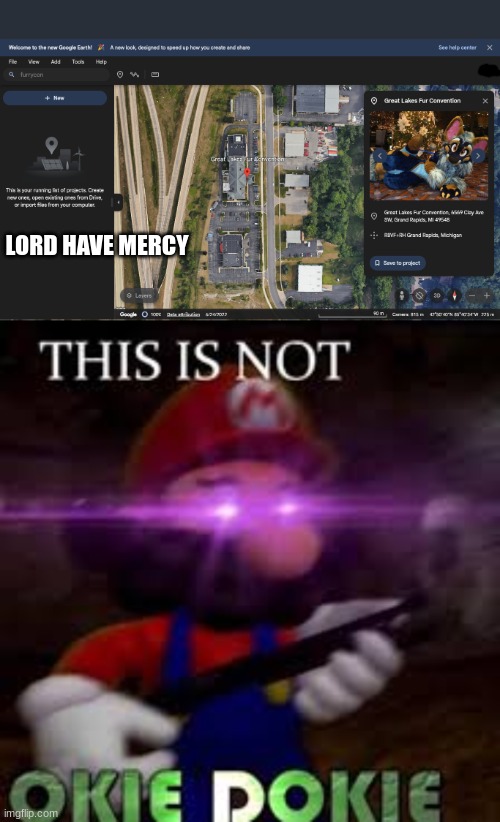 Lord have mercy | LORD HAVE MERCY | image tagged in this is not okie dokie,memes,anti furry,time for nuke | made w/ Imgflip meme maker