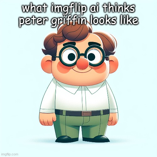 what imgflip ai thinks peter griffin looks like | made w/ Imgflip meme maker