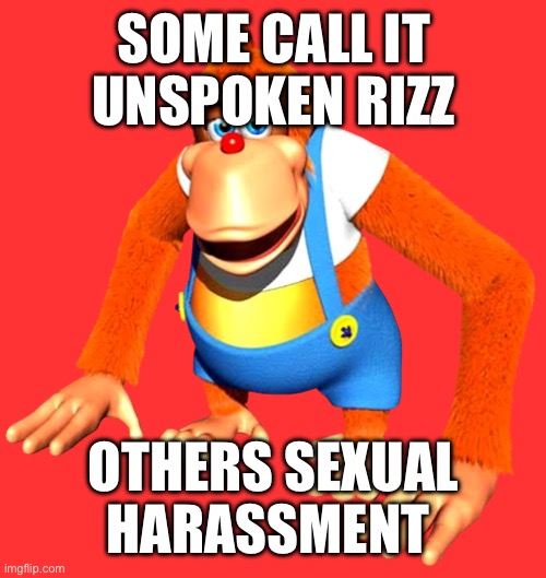 Some Call It Unspoken Rizz Others Call It Sexual Harassment Imgflip 0732