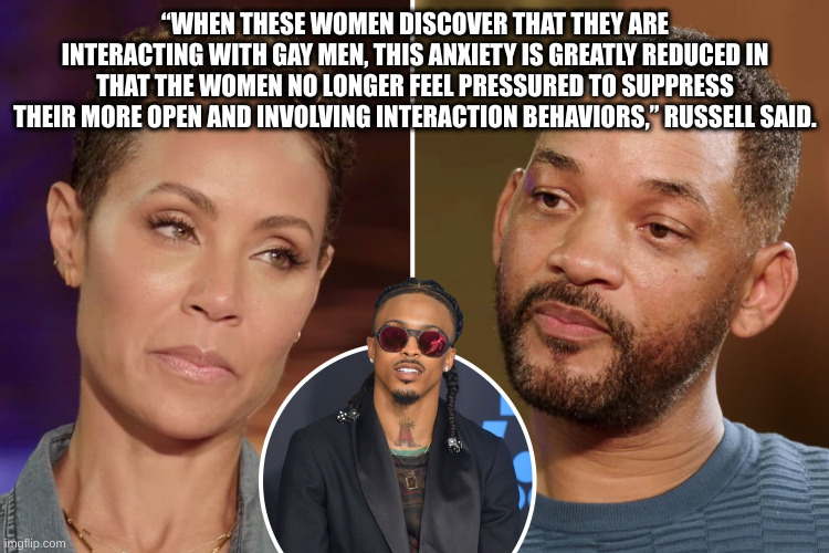 gay guy | “WHEN THESE WOMEN DISCOVER THAT THEY ARE INTERACTING WITH GAY MEN, THIS ANXIETY IS GREATLY REDUCED IN THAT THE WOMEN NO LONGER FEEL PRESSURED TO SUPPRESS THEIR MORE OPEN AND INVOLVING INTERACTION BEHAVIORS,” RUSSELL SAID. | image tagged in nice guy crying | made w/ Imgflip meme maker