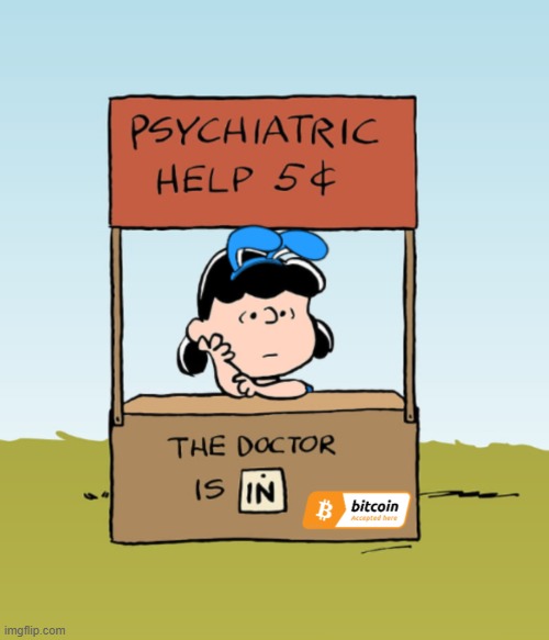 Hypebunny Psychiatric Help | image tagged in charlie brown,hypebunny,hunnys,help,bitcoin | made w/ Imgflip meme maker