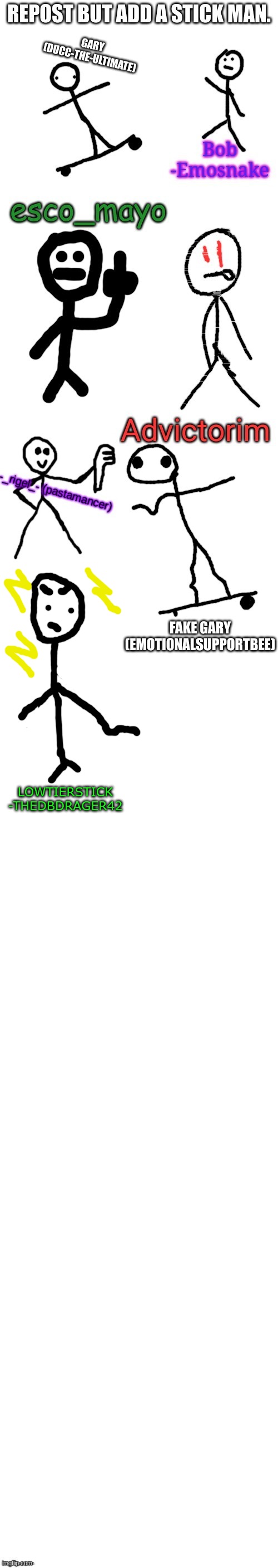 i HAD to give him the long ass arm | LOWTIERSTICK
-THEDBDRAGER42 | made w/ Imgflip meme maker