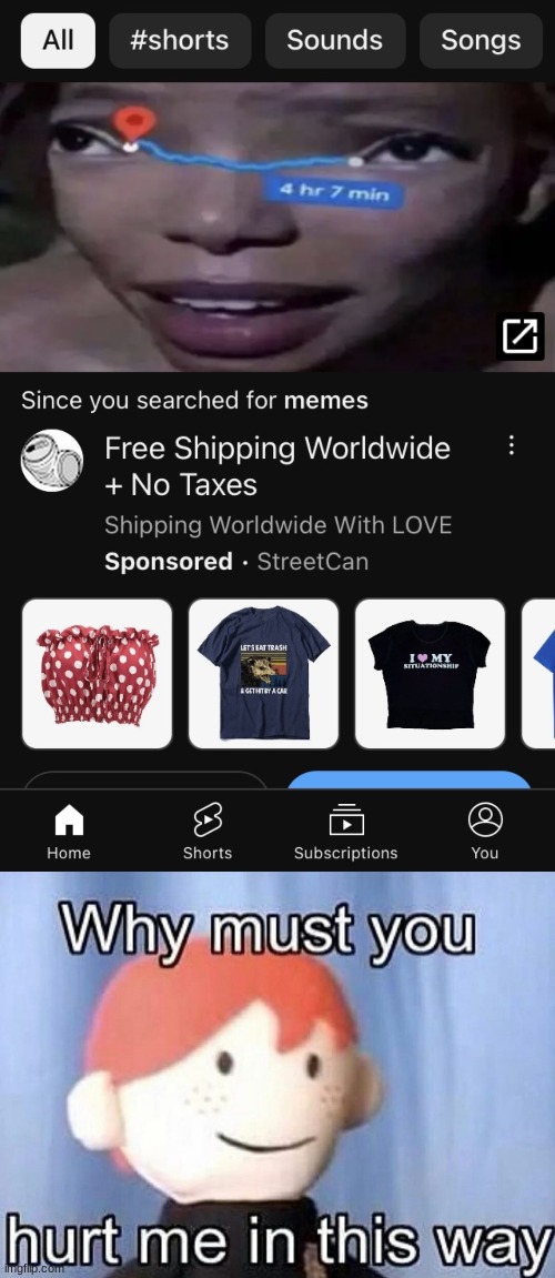 I just wanted some memes | image tagged in why youtube why | made w/ Imgflip meme maker