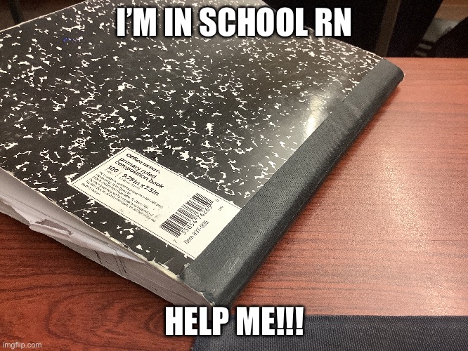 Helpppp | I’M IN SCHOOL RN; HELP ME!!! | image tagged in funny | made w/ Imgflip meme maker