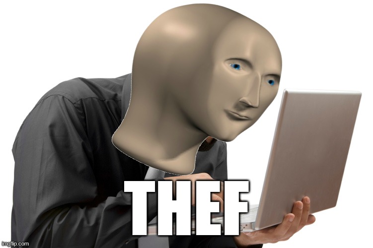Thief | THEF | image tagged in thief | made w/ Imgflip meme maker