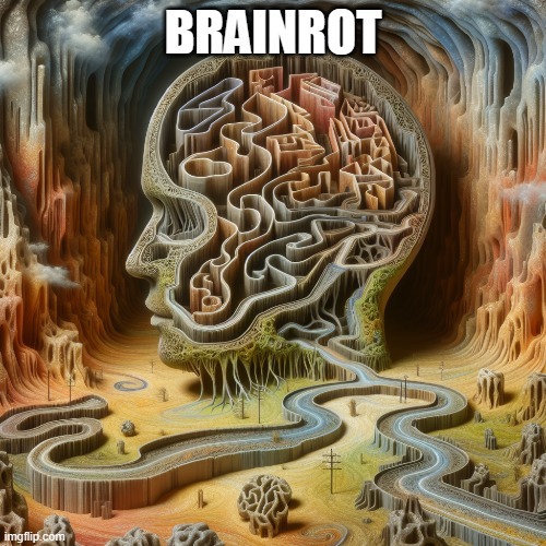 These kids everyday | BRAINROT | image tagged in brain | made w/ Imgflip meme maker