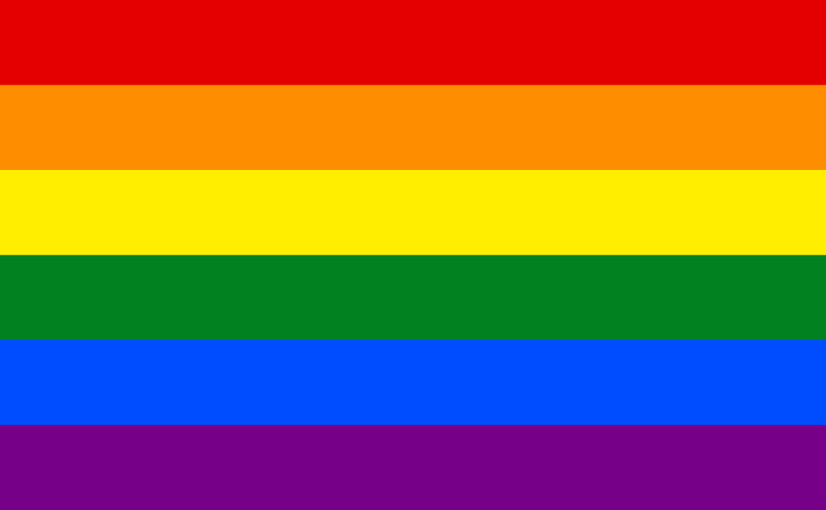 High Quality Gay Pride Flag Blank Meme Template