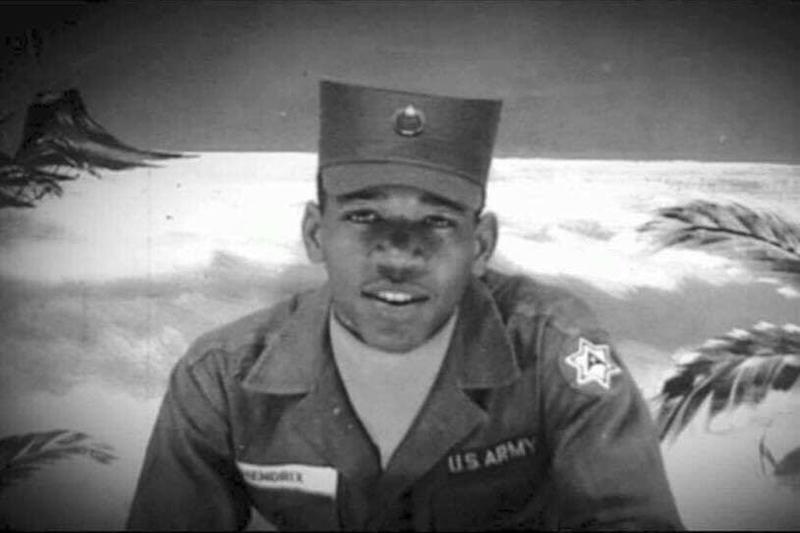 Jimi Hendrix age 19 1961 101st Airborne  US Army Blank Meme Template