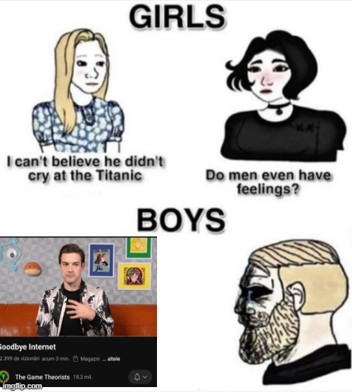 its happening | image tagged in do men even have feelings | made w/ Imgflip meme maker