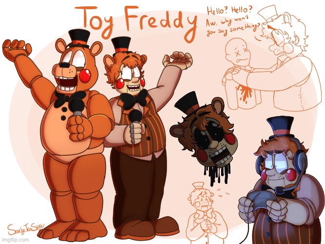 Art by SnarkyTeaSipper (Side note: freddi) | made w/ Imgflip meme maker