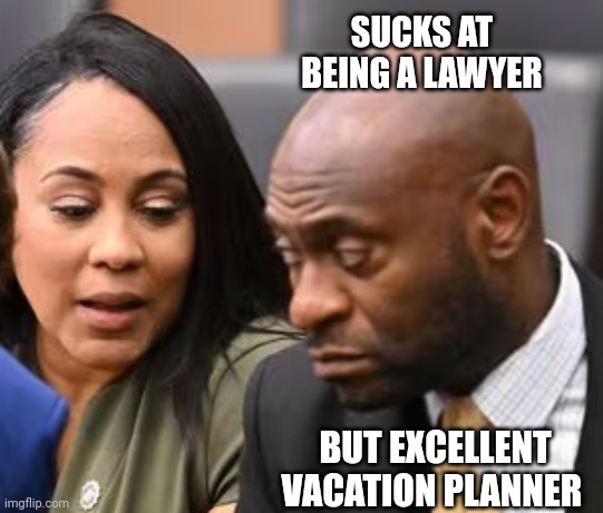 SUCKS AT BEING A LAWYER; BUT EXCELLENT VACATION PLANNER | made w/ Imgflip meme maker