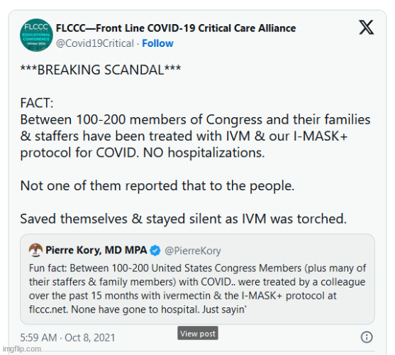 FLASHBACK...  They mocked it... but then secretly used it... | image tagged in covid,truth,congress hypocrites,ivermectin | made w/ Imgflip meme maker