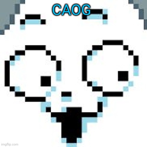tEMMIE  | CAOG | image tagged in temmie | made w/ Imgflip meme maker