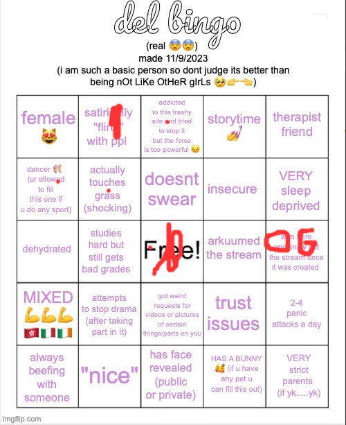del bingo (real) | image tagged in del bingo real | made w/ Imgflip meme maker