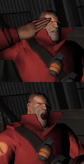 OZON SOLDIER SALUTE Blank Meme Template