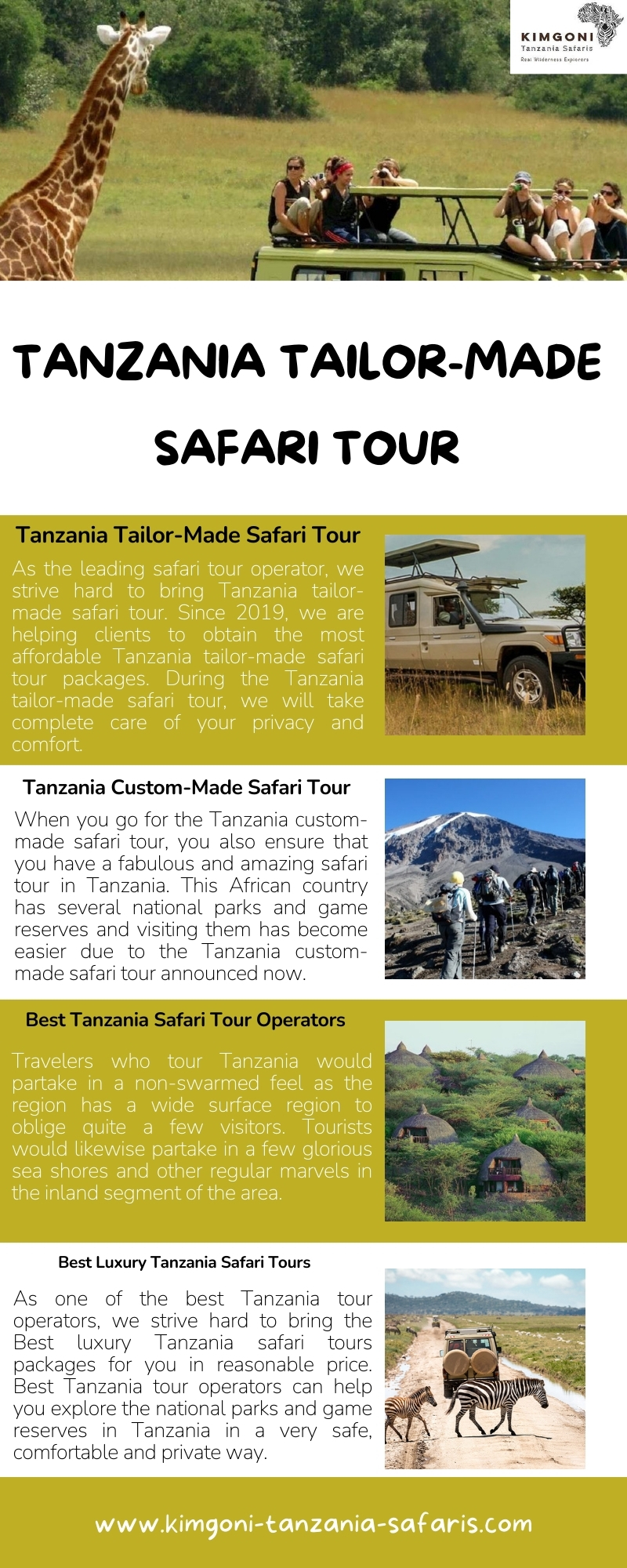 Tanzania Tailor-Made Safari Tour Blank Meme Template