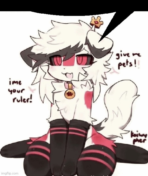 hi chat | image tagged in furry femboy speech bubble | made w/ Imgflip meme maker