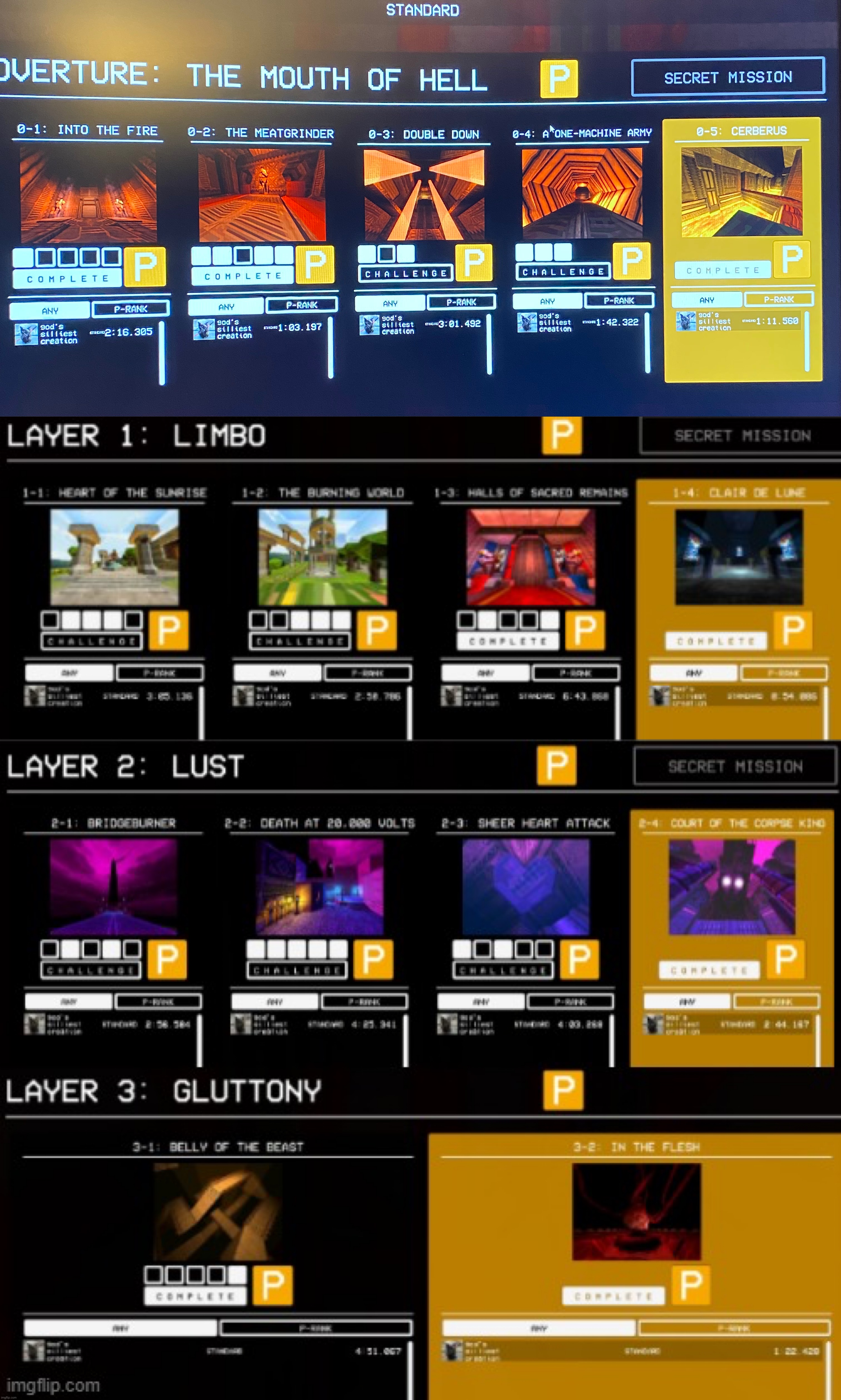 i screenshotted the bottom 3 via my pc, which is why there’s no glare | made w/ Imgflip meme maker
