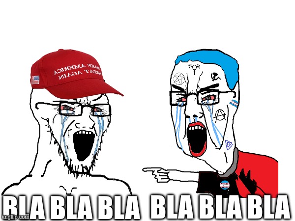 Politics in a nutshell | BLA BLA BLA; BLA BLA BLA | made w/ Imgflip meme maker