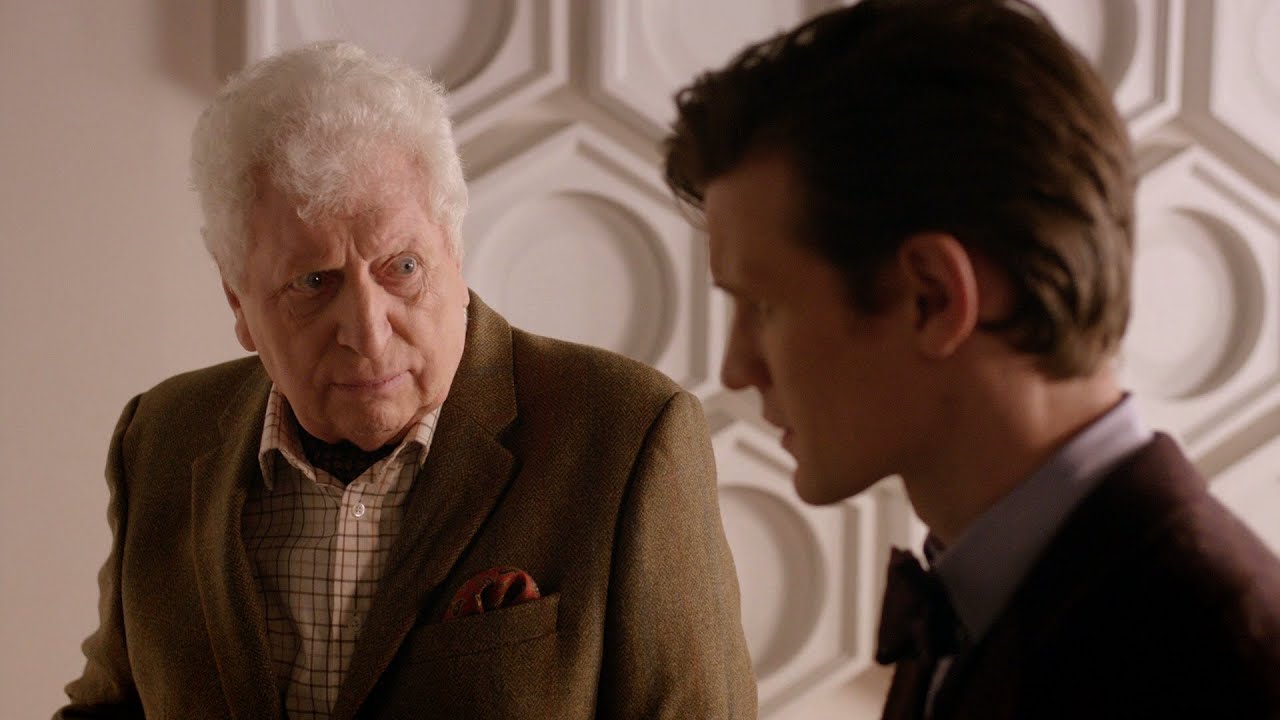 High Quality Doctor Who Tom Baker Matt Smith Blank Meme Template