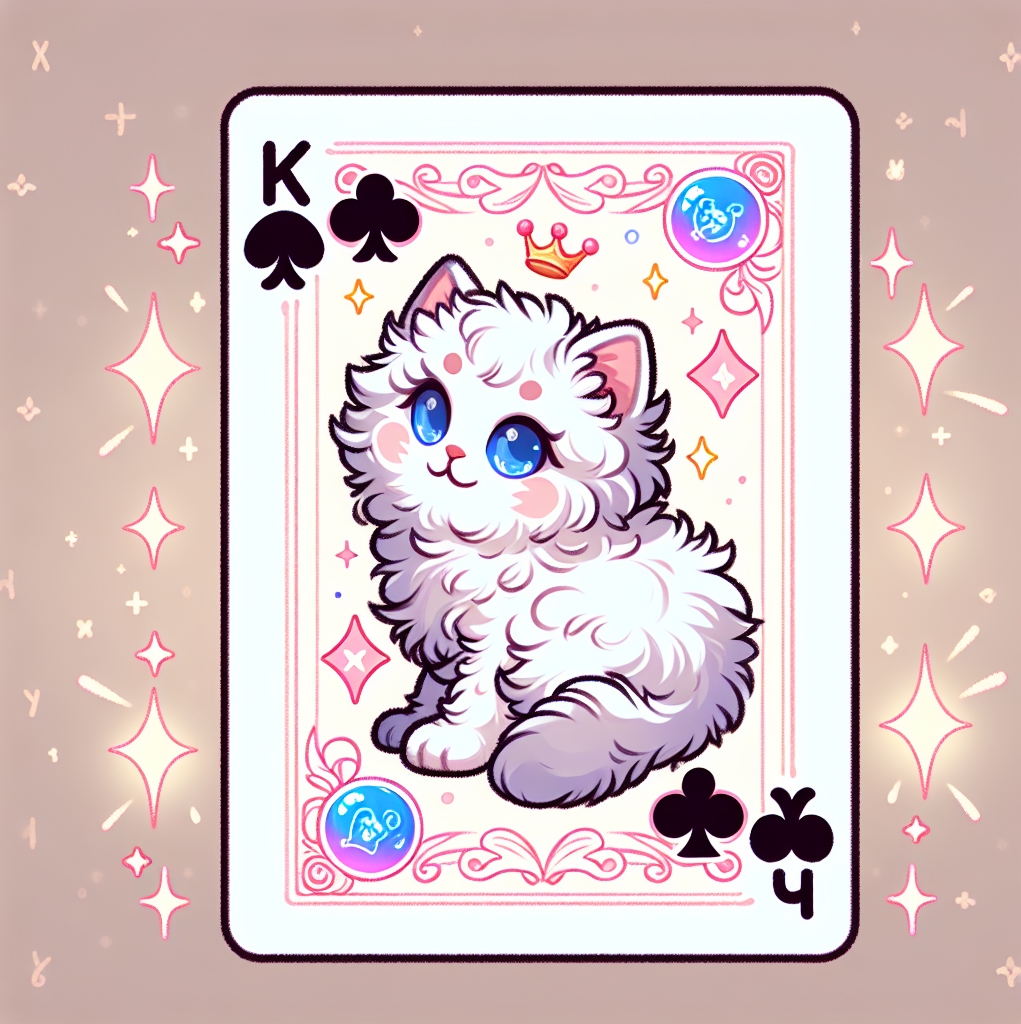 High Quality Kitty magic card Blank Meme Template