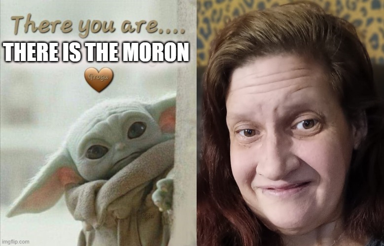 THERE IS THE MORON | made w/ Imgflip meme maker