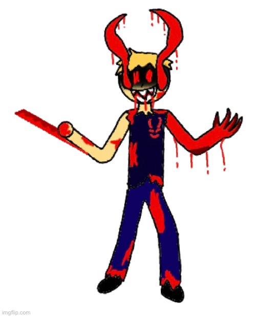 True Blood Demon Saike | image tagged in true blood demon saike | made w/ Imgflip meme maker