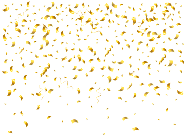 Confetti dorado 1 Blank Meme Template