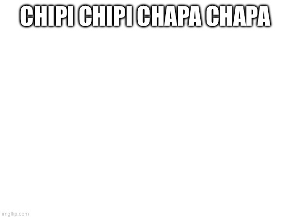 CHIPI CHIPI CHAPA CHAPA | made w/ Imgflip meme maker