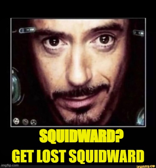 Clearly (You Don’t Own An Air Fryer) | GET LOST SQUIDWARD; SQUIDWARD? | image tagged in clearly you don t own an air fryer | made w/ Imgflip meme maker