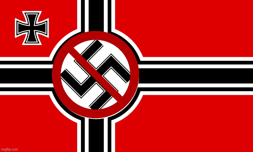 High Quality Anti Nazi reich flag Blank Meme Template