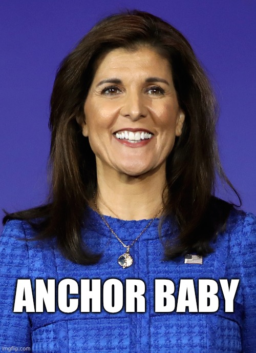 Anchor Baby | ANCHOR BABY | image tagged in anchor baby nikki | made w/ Imgflip meme maker