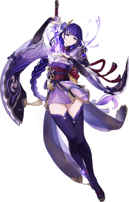 Raiden Shogun Blank Meme Template