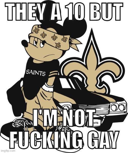 who dat | THEY A 10 BUT; I'M NOT FUCKING GAY | image tagged in who dat | made w/ Imgflip meme maker